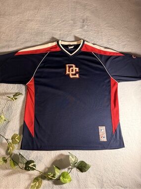 Vintage DC Washington Nationals V-Neck Baseball Shirt